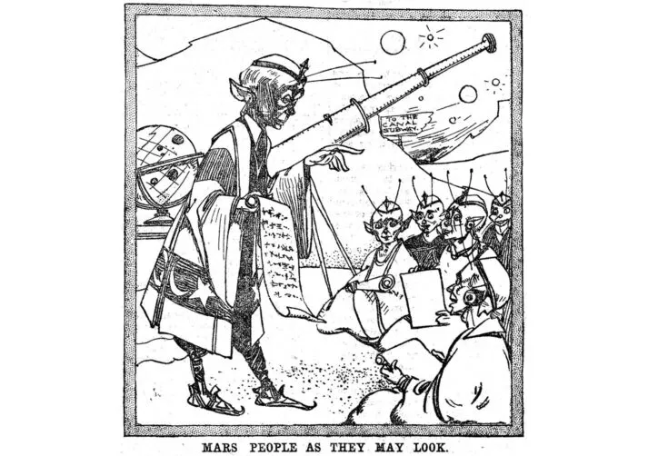 The Telegraph-Herald November 2, 1907 page 9 - Mars people as th